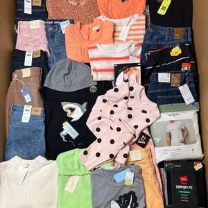 Wholesale Liquidation Box Lot TARGET Clothing Shoes Mixed Box Women & Kids